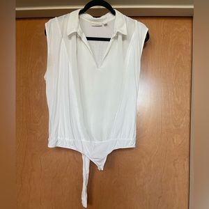 Off white blouse body suite